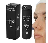 ey Brows Thread Thread - Filetti per mappatura | Cordoncini di misurazione, strumento per la punta delle sopracciglia, inchiostro nero per donne, ragazze, casa, saloni, il nostro strumento preferito