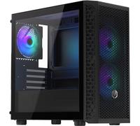 ENDORFY Signum M30 ARGB, alloggiamento per PC mATX, ventola PWM ARGB da 3 x 120 mm, raffreddamento CPU fino a 159 mm, GPU fino a 345 mm, pannello a rete, filtro antipolvere, 1 USB-C 3.2 Gen 2 x 2, 2