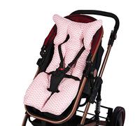 Eyand Passeggino Cuscino - Newborn Seggiolino Auto Supporto corpo e la testa, confortevole rivestimento dei sedili Passeggino Crea il tuo supporto per Tiny sede del bambino in automobile(colore rosa)