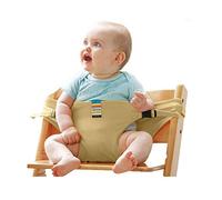 Eyand portatile del bambino alta sedia Viaggi sede infantile di sicurezza Booster Strap cablaggio della cinghia per alimentazione del bambino (cachi)