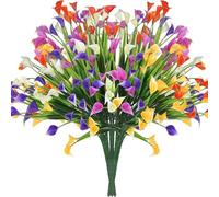 Eyccier 15 Pezzi Fiori del Giglio finte Calla, 5 Colori Fiori Artificiali a Gambo Lungo Realistico