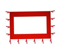 Eyccier Pannello Laterale della Tenda Impermeabile per Il calciolo Pesante Sostituzione del Laterale 300x205 cm di Rosso ..