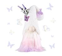 Eyccier Pelugia Gnomo Farfalla di Lavanda per gnomi Viola a casa gnomi Senza Volto Bambola Senza Volto Imbottiti Swedish womme Doni Regali Decorazioni