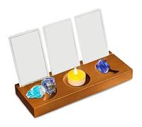 Eyccier Tavolo dell'altare 1pc con Porta della Carta dei tarocchi, Tavolo da Altare in Legno Compatto da 8x3 Pollici per Meditazione Spirituale, Forniture per la casa Decorazioni per la casa.