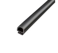 EYCFSJ Lunghezza 10 M Larghezza Fondo 5/6/7 Mm Lega Di Alluminio Striscia Di Tenuta Per Porte E Finestre Isolamento Acustico Striscia In Silicone Fondo Piatto Striscia Impermeabile-6 Mm