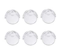 EYCFSJ Protezioni Angolari Di Sicurezza 12Pcs Sfera Di Gomma Trasparente A Forma Di L Protezione In Silicone Per La Sicurezza Del Bambino Bambini Morbido Tavolo Trasparente Guardie Angolari Per Scriv