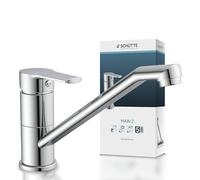 EYCKHAUS 72200 Main2 - Rubinetto per lavello con becco orientabile, cromato