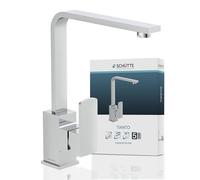 Eyckhaus Rubinetto per lavello Tianto con erogatore orientabile e Laterale Maniglia cromata