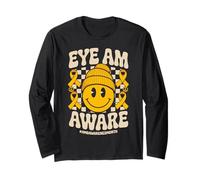 Eye Am Aware - AMD Age Related Macular Degeneration Maglia a Manica
