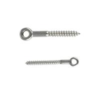 Eye Bolts,Shoulder Ring Bolt,2pcs Marine Grade Stainless Steel 316 Shape Self Tapping Screws Eyelet Hooks For Wood Terminal And Wire Rope Accessories(M10X80MM)
