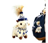 Eye-Catching Design Stuffed Animal Keychain Plush Sheep Backpack Keychain