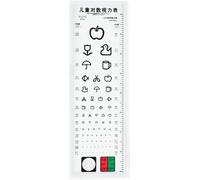 Eye Chart Light Box，LED Eye Vision Chart, Visual Testing Chart, Lighting Evenly with Color Signs, for Clinics, Schools, Family, Optical Shops, Hospitals