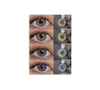 Eye Color Chart and Inspiration Guide Canvas Wall-Art for Makeup Artists Eyeshadow Palette Reference for Studio or Salon Decor(Unframed,08x12inch(20x30cm))