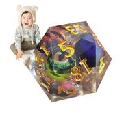 Eye - Cubo liquido a forma di cubo per occhi in resina liquida, effetto sabbia rapida, accessori per gioco di ruolo, artigianato artigianale versatile per ragazze