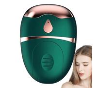 Eye Face Massager, Skin Care Tool, Vibration Depuffing Device, Spraying Cool Mist, Double Mode Function, Ideal for Beauty Routine and Puffiness Relief, 3.39x2.4 inches