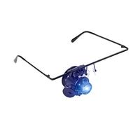 Eye Glasses Magnifier Repair Magnifier Jewelry Loupe Magnifier fascia per la riparazione di gioielli in gioielleria con LED