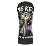 Eye Key Mystery - Set di coperture impermeabili per mazze da golf, con targhette numeriche, per legno e driver Fairway Hybrid