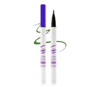 Eye Liner Rosso Waterproof, opaco setoso Matita Occhi Liquido alle Bavure, Colore intenso Eyeliner, Impermeabile e Durevole 24H, Pennino ultra sottile per un controllo semplice, trucco per Cosplay