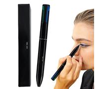 Eye Liner with Tip, 4 in 1 Eyebrow Pen with Base, 5.67 Inches Waterproof Long Lasting Lead, Heavy Metal Case, Style for Women, Girls Accessories for Daily Outdoor Dating Party Birthday