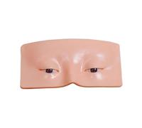 Eye Makeup Face Practice Board - Silicone Reusable Tool for Beginners Artists | Soft Flexible Material with Realistic Eye, Self Taught Cosmetic, Training Accessory for Women Professionals