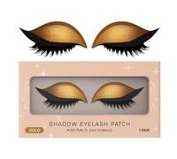 Eye Makeup Patch Stickers, Waterproof Eyeshadow Applicator, Quick Apply Sweatproof Tool, Easy Use Extra, Stylish Beauty Aid with Modern Design, Handy Cosmetic Support for Girls Carnival Costume