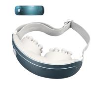 Eye Massager - Portable Wearable Relaxation Device | Breathable Build with Gentle Pressure Long Working Comfort & Easy Use for Busy Adults Men Students Birthday Christmas Bedroom Commuting Travel Dorm