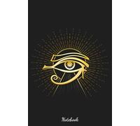 Eye of Horus Ancient Egyptian Symbol Notebook: Notebook College Ruled Lined | Cottagecore Aesthetic Journal for School