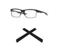 Eye Opening Stuff Earsocks di ricambio compatibili con occhiali da sole Oakley Crosslink Float OX3220/OX3221, colore nero