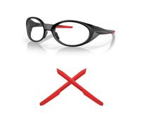 Eye Opening Stuff Earsocks di ricambio compatibili con occhiali da sole Oakley Eye Jacket Redux OO9438, Rosso