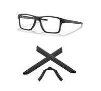 Eye Opening Stuff Kit di ricambio per auricolari e nasello in gomma compatibile con occhiali da sole Oakley Chamfer MNP OX8089, nero