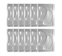 Eye Patch Maker - stampi trasparenti per gli occhi fai -da -te, 12/24pcs Reusobile per patch fatti in casa | Maschera per gli occhi flessibili stampo per cuscinetti per la cura della pelle, strumenti