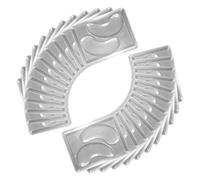 Eye Patch Maker - stampi trasparenti per gli occhi fai -da -te, 12/24pcs Reusobile per patch fatti in casa | Maschera per gli occhi flessibili stampo per cuscinetti per la cura della pelle, strumenti