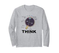 (Eye) Pensa anatomico bulbo oculare Umorismo Medico Maglia a Manica