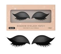 Eye Shadow Eyelash Stick On, Reusable Adhesive Makeup Patch for Smudge-Proof Application, Ideal for Bridal Photoshoots Halloween Cosplay Stage Festival Wedding or Night Out Looks