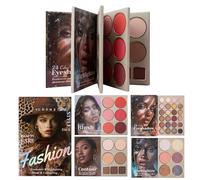 Eye Shadow Makeup Book, Fashion Balm Aid, Adjustable Palette Tool with Relief, Compact Grooming Cosmetic with Stability, Radiant Design Style, Accessory for Parents Friends 8gx16 and 3gx3
