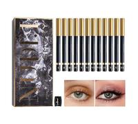 Eye Shadow Pencil, Smudge Proof Eyeliner Set, 12 colori Glitter Makeup, Waterproof Eye Pencil, Long Lasting Cosmetic, Smooth Application, Professional Daily Use, Unisex