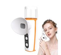 Eye Steamer, Nano Mist Dry Eye Humidifier, dispositivo portatile ricaricabile per la cura degli occhi con 3 modalità di temperatura, strumento spray idratante lenitivo per uso quotidiano, 6,1 x 6,9 x