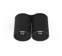 EYE TONE II PLAFONIERA NERA SPOT NT 2X GU10/10W 8086