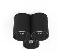 EYE TONE III PLAFONIERA NERA SPOT NT 3X GU10/10W 8091