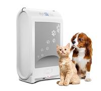 EYE-VAC Aspirapolvere senza contatto per animali domestici, paletta automatica, contenitore senza sacchetto da 1400 W per peli di animali domestici e sporco, bianco