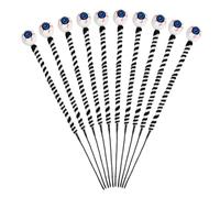 Eyeball Floral Picks - 10pcs Halloween Horror Eyeballs 14.9in Branch Sticks for Vaso composizioni | Scary Decorative Accents Party Props for Tabletop Indoor Outdoor Seasonal Ornaments
