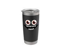 Eyeball Funny Monster Face Graphic Halloween Costume Bicchiere termico in acciaio inox doppia parete