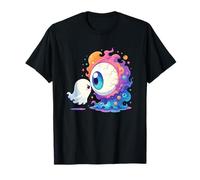 Eyeball Vs Carino Fantasma Halloween Maglietta