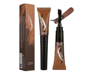 Eyebrow Dye Kit - Semi-Permanent Waterproof Brow Color for Women and Men | Instant Eyebrow Stain Tint for Makeup Beauty Routine Daily Use Lasting Fór 6 Weeks, Salon Home Use