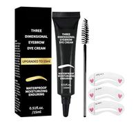 Eyebrow Gel, Forte Hold Waterproof Formula, Brow Styling Brush Set, Long Lasting Shape Fixer, for Ladies Girlfriend Adults Mother Wife Incontri Travel Commuting Daily Wear Smudge Proof Natural