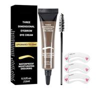 Eyebrow Gel, Forte Hold Waterproof Formula, Brow Styling Brush Set, Long Lasting Shape Fixer, for Ladies Girlfriend Adults Mother Wife Incontri Travel Commuting Daily Wear Smudge Proof Natural