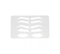 Eyebrow Lip Stencil Beginner Reusable Makeup Eyebrow Lip Template Microblading Supplies for Men Women
