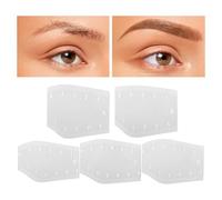Eyebrow Maker Kit - 2.36x1.97 Inches 5 Pieces Eyebrow Mapping Kit, Eyes Makup Positioning Shape Ruler, Grooming Partys Birthdays | Home Travel Daily Wedding Holiday Salon Women Men