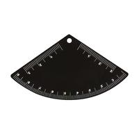 Eyebrow Mapping Tool - Stainless Steel Measuring Ruler, Easy to Store Quick Drawing Shaping Guide | Time Saving Professional Beauty Supplies for Salon Spa Bridal Makeup Kit Dorm Travel Case Backpack L