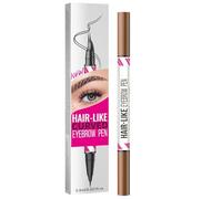 Eyebrow Pen Liquid Brow, 2-in-1 Curved Fine Tip Long Lasting Waterproof Makeup Tool, Duals-Head Precision Beauty Cosmetic, Eyebrow Marker for Women and Travel Events